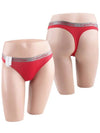 Underwear Women's CK Logo Panties Red - CALVIN KLEIN - BALAAN 3