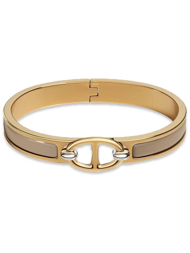 Mini Clic Chaine D'Ancre Bracelet Gold Marron Glace - HERMES - BALAAN 2