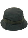 Military Polyester Bucket Hat Green - KENZO - BALAAN.