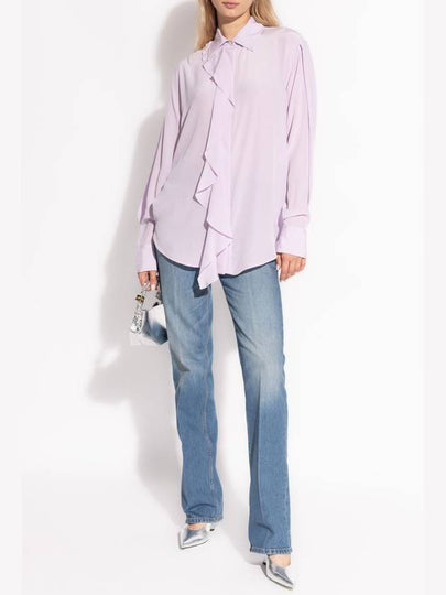 Victoria Beckham Silk Shirt, Women's, Purple - VICTORIA BECKHAM - BALAAN 2