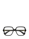 Eyewear Logo Square Acetate Sunglasses Black - GUCCI - BALAAN 1