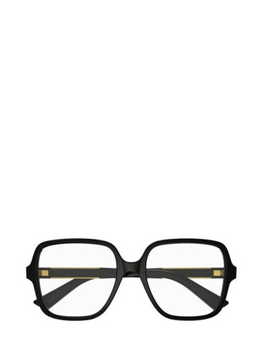 Eyewear Logo Square Acetate Sunglasses Black - GUCCI - BALAAN 1