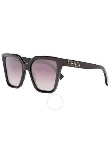 Fendi Bordeaux Gradient Butterfly Ladies Sunglasses FE40086I 50T 55 - FENDI - BALAAN 1