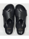 Saint Laurent Leather Slippers 260 - SAINT LAURENT - BALAAN 7