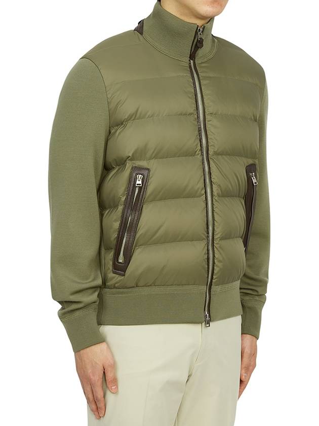 Men's Tricot Down Padding Green - TOM FORD - BALAAN 7