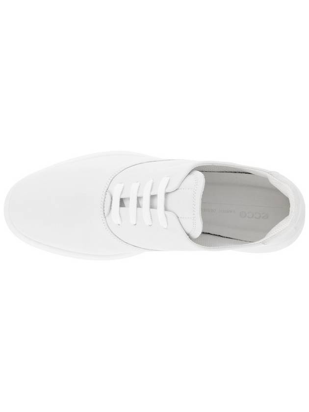 Women's Minimalist Leather Low Top Sneakers White - ECCO - BALAAN 5