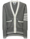 armband women s color matching cardigan FKC568A 055 - THOM BROWNE - BALAAN 1