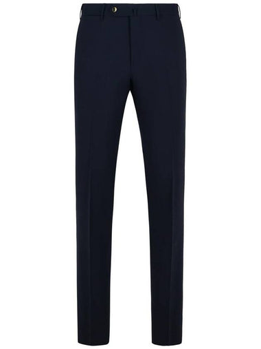 Pt01 'Slim' Navy Virgin Wool Pants - PT01 - BALAAN 1