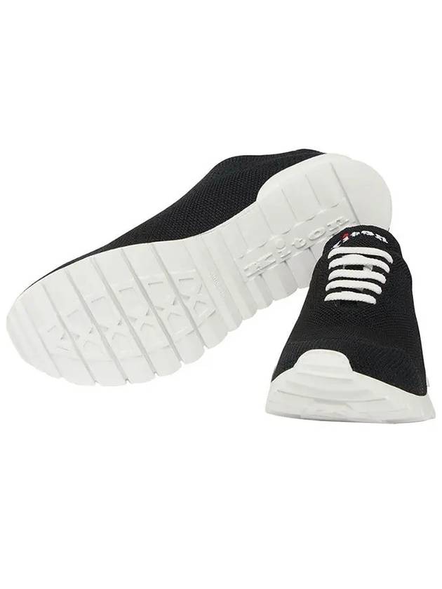 FIT Knit Low Top Sneakers Black - KITON - BALAAN 4