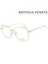 Eyewear Square Metal Glasses Gold - BOTTEGA VENETA - BALAAN.