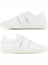 Men's Rockstud Untitled Low Top Sneakers White - VALENTINO - BALAAN 2