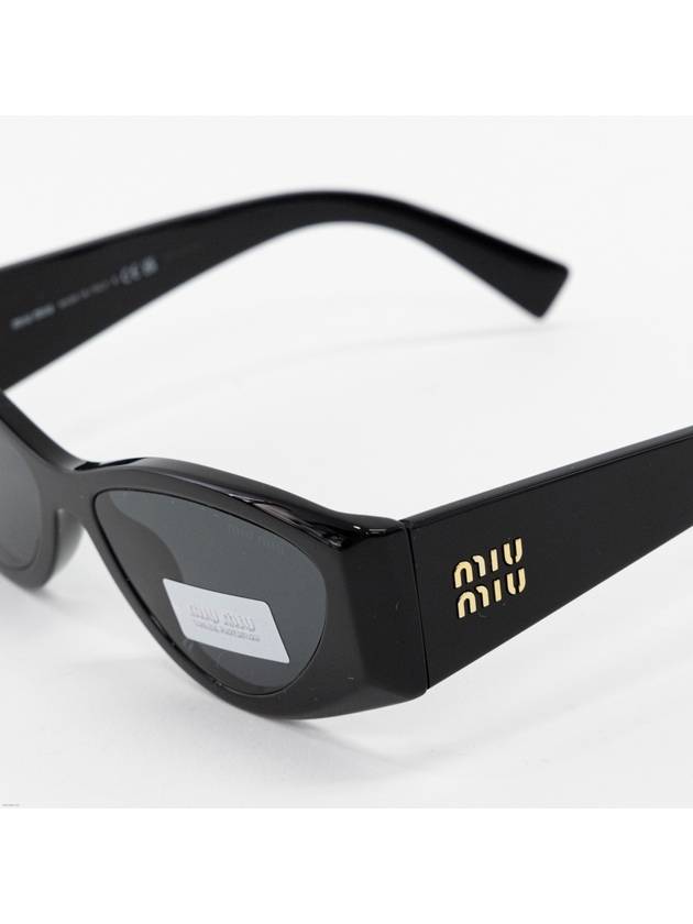 Logo Women Sunglasses Black SMU06Y E1AB F05S0 - MIU MIU - BALAAN 5