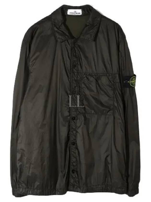 Micro Yarn Primaloft TC Over Long Sleeve Shirt Green - STONE ISLAND - BALAAN 2