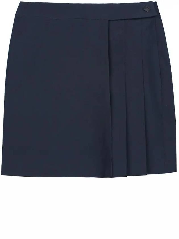 Women's Cataleya Pleated Skirt Navy - J.LINDEBERG - BALAAN 2