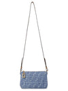 Baguette Pouch Bag Blue - FENDI - BALAAN 7