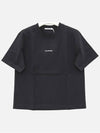 Logo Crew Neck Short Sleeve T-Shirt Black - ACNE STUDIOS - BALAAN 3