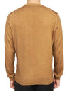 Men's Crew Neck Wool Knit Top Brown - DRUMOHR - BALAAN 5