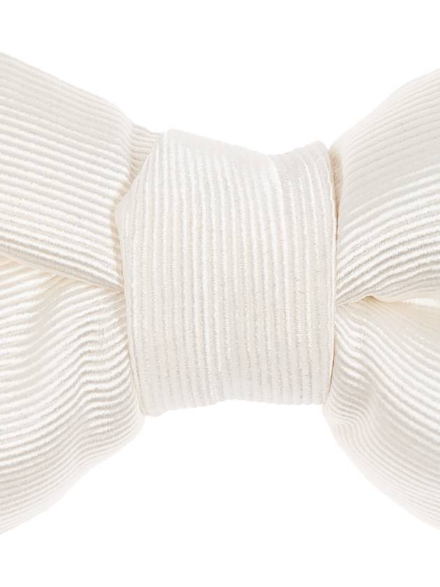 Tom Ford Silk Bow Tie, Men's, White - TOM FORD - BALAAN 4