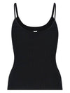 Logo Knit Sleeveless Black - COURREGES - BALAAN 7