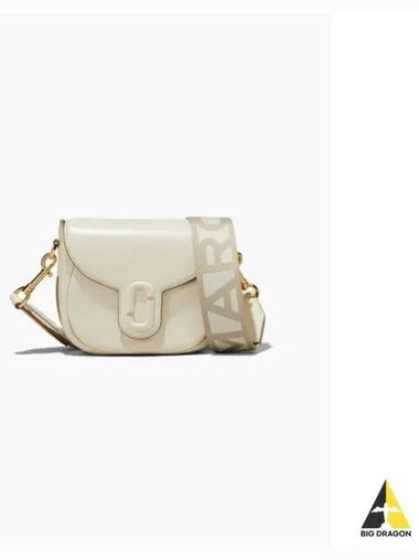 Leather J Marc Small Saddle Bag CloudWhite MBBAS24024IVX - MARC JACOBS - BALAAN 1