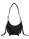 Voyou Nylon Shoulder Bag Black - GIVENCHY - BALAAN 2