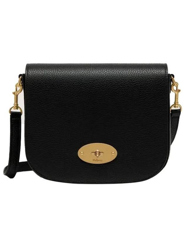 Darley Satchel Classic Grain Small Cross Bag Black - MULBERRY - BALAAN 2