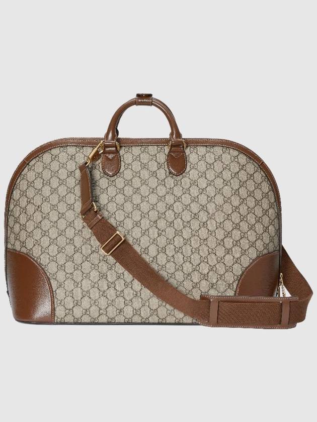 Interlocking GG Supreme Canvas Leather Duffel Bag 739726 92THG 8563 - GUCCI - BALAAN 4