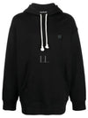 Nash Face Patch Hoodie Black - ACNE STUDIOS - BALAAN 2