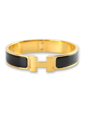 Click Ash Black Glossy Gold PM H700001F 01 - HERMES - BALAAN 1