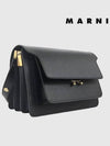 Saffiano Trunk Medium Shoulder Bag Black - MARNI - BALAAN 3