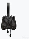 Rose Marie 16 Punching Bucket Bag Black - ALAIA - BALAAN 2