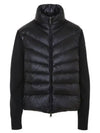 Women's Padded Wool Cardigan Black - MONCLER - BALAAN 2