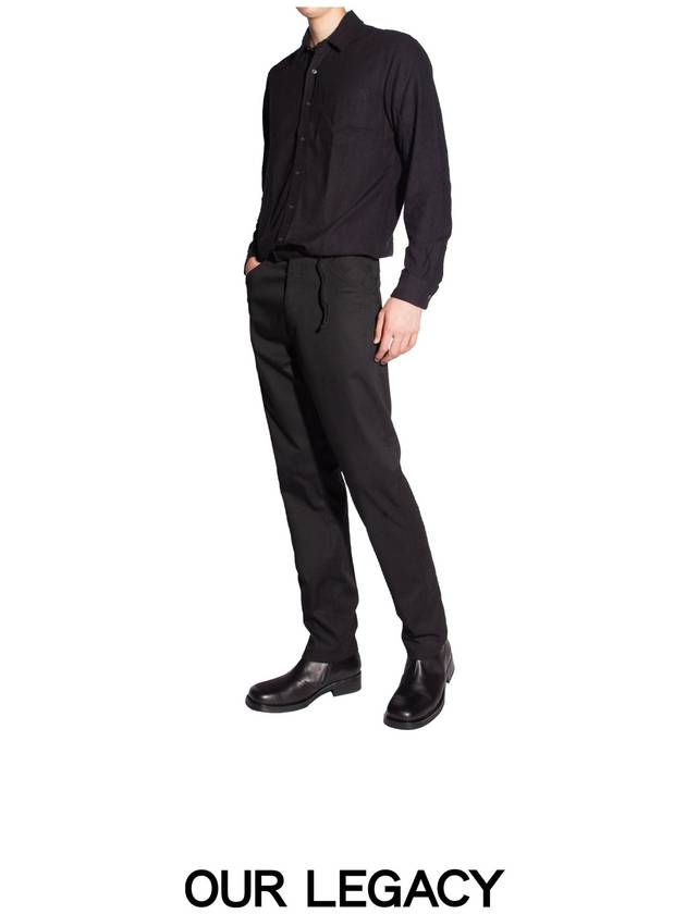 Silk Classic Long Sleeve Shirt Black - OUR LEGACY - BALAAN 9