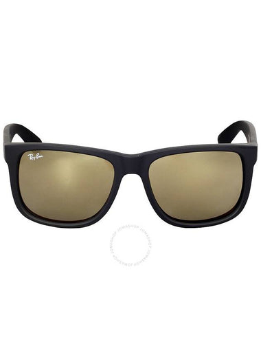 Ray Ban Justin Color Mix Gold Mirror Square Unisex Sunglasses RB4165 622/5A 54 - RAY-BAN - BALAAN 1