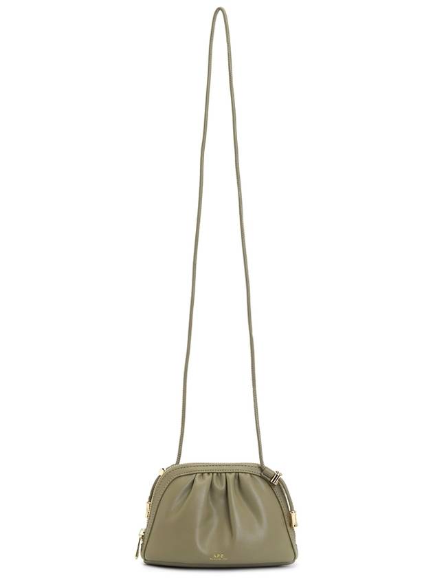 Ninon Small Drawstring Cross Bag Green Taupe - A.P.C. - BALAAN 8