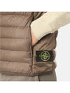 Loom Woven Chambers Recycled Nylon Down TC Vest Brown - STONE ISLAND - BALAAN 4