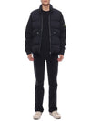 Seamless Tunnel Nylon Down Vest Navy - STONE ISLAND - BALAAN 4