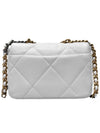 Women s AS1160 White 19 Chain Medium Flap Bag New Built in Chip - CHANEL - BALAAN 4