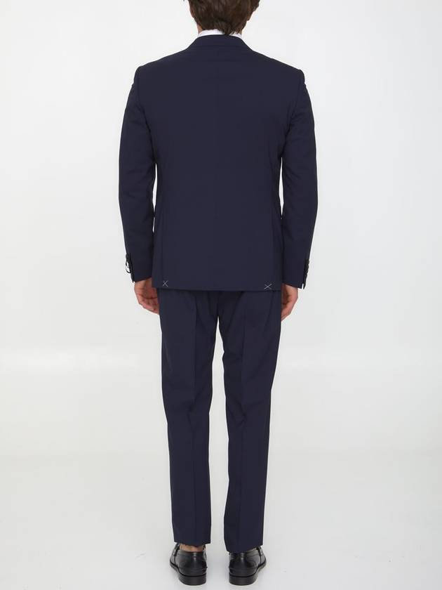 Blue Wool Two-Piece Suit - TONELLO - BALAAN 4