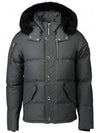 Threequarter Down Jacket Black Fox Fur Granite - MOOSE KNUCKLES - BALAAN 1