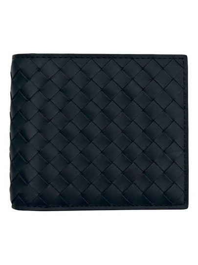 Intrecciato Weaving Half Wallet Black - BOTTEGA VENETA - BALAAN 2