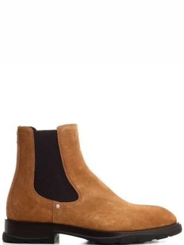 Round Toe Ankle Boots Brown - ALEXANDER MCQUEEN - BALAAN 2