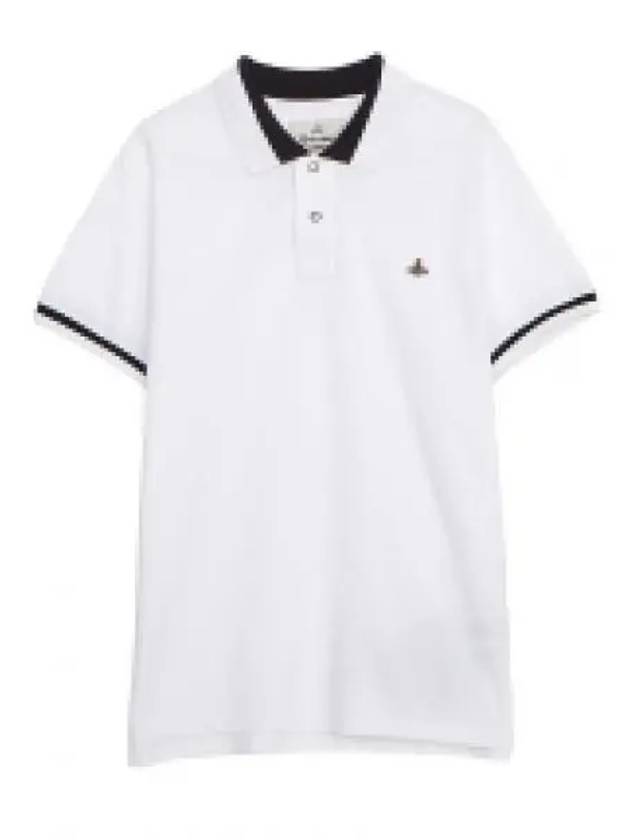 Classic ORB Logo Polo Shirt White - VIVIENNE WESTWOOD - BALAAN 2