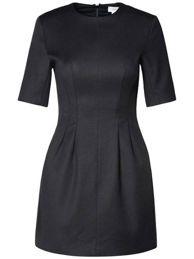 Sportmax 'Colomba' Black Cotton Blend Dress - MAX MARA SPORTMAX - BALAAN 1