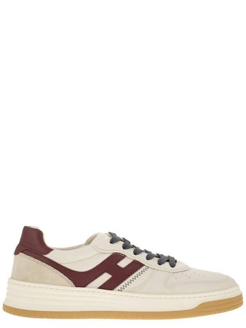 H630 - Leather lace-up trainers - HOGAN - BALAAN 1