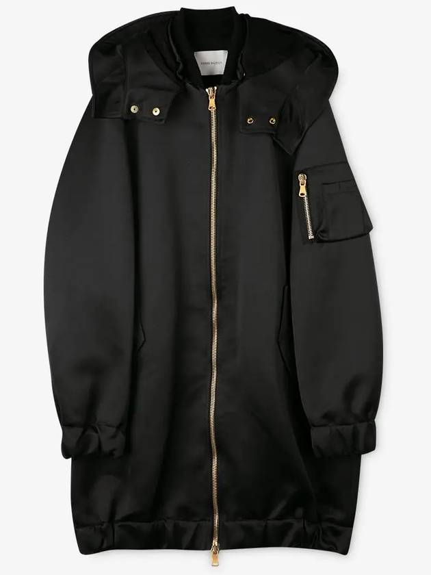 Women's Blouson Black Jacket HP78207J A8279 905 - BALMAIN - BALAAN 2