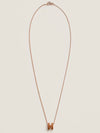 Pop H Mini Necklace New Gold - HERMES - BALAAN 3