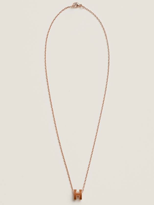 Pop H Mini Necklace New Gold - HERMES - BALAAN 3