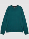 Small Logo Merino Wool Knit Top Green - PAUL SMITH - BALAAN 3