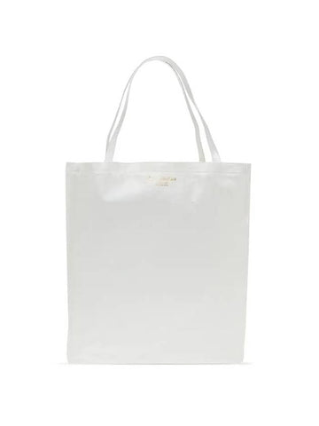 Logo Print Tote Bag White - ACNE STUDIOS - BALAAN 1